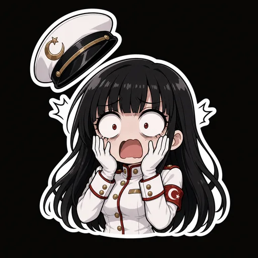 Chibi Minister Mikazuki reaction sticker: The Draft Leaked