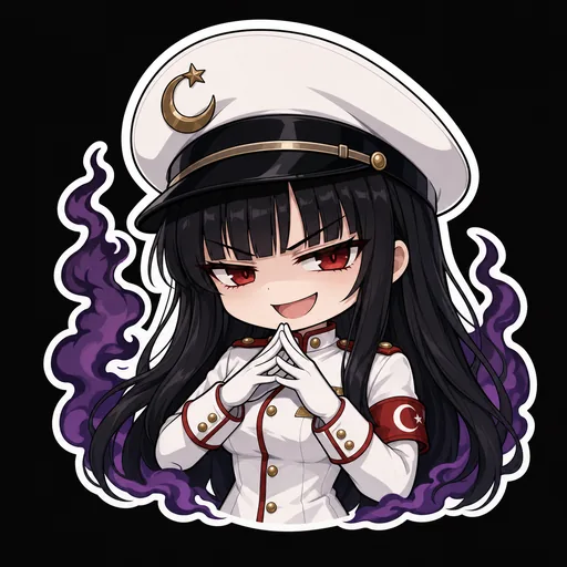 Chibi Minister Mikazuki reaction sticker: Annexation Planning Hours
